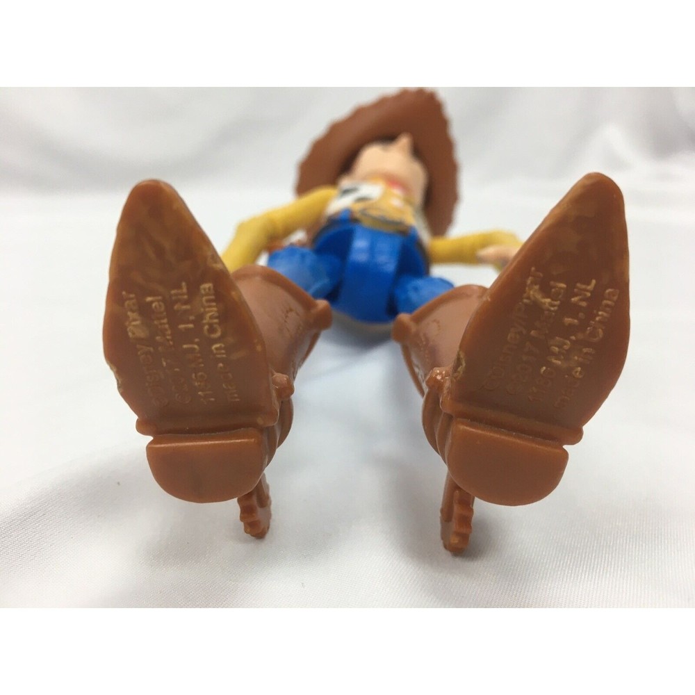 Disney Pixar‎ Toy Story Woody Cowboy Figure Doll 9” Mattel 2017 Posable Hat - Picture 4 of 5